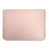 Guess Saffiano Triangle Logo-kasse til en 16" bærbar computer - pink