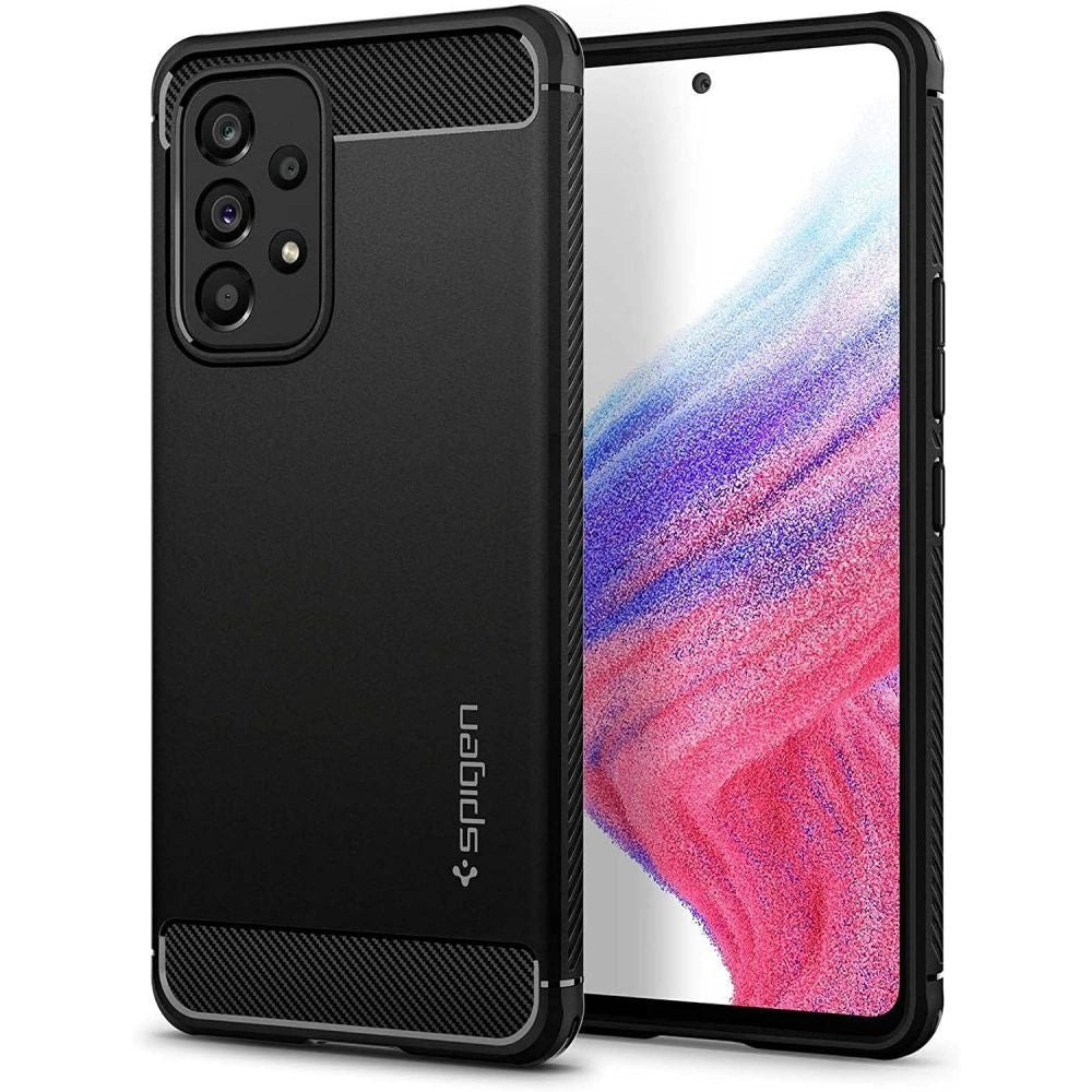 Spigen Rugged Armor Case til Samsung Galaxy A53 5G - Matte Black