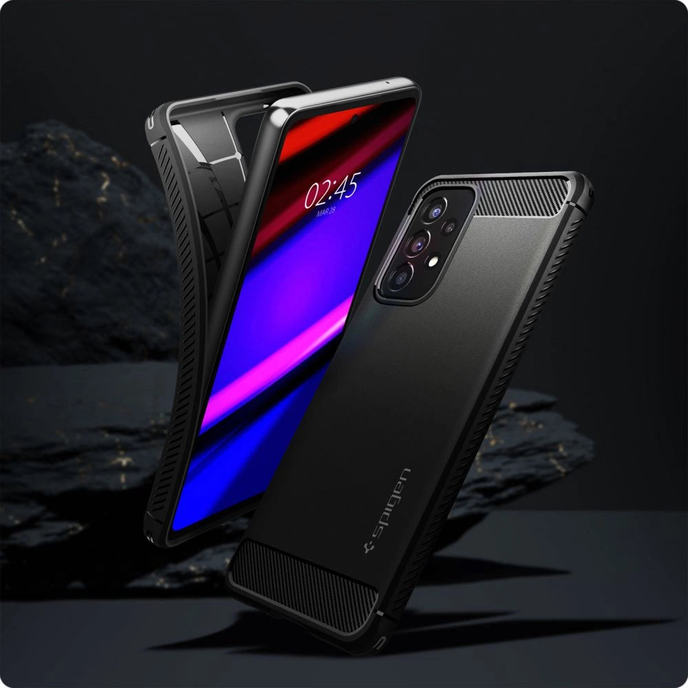 Spigen Rugged Armor Case til Samsung Galaxy A53 5G - Matte Black