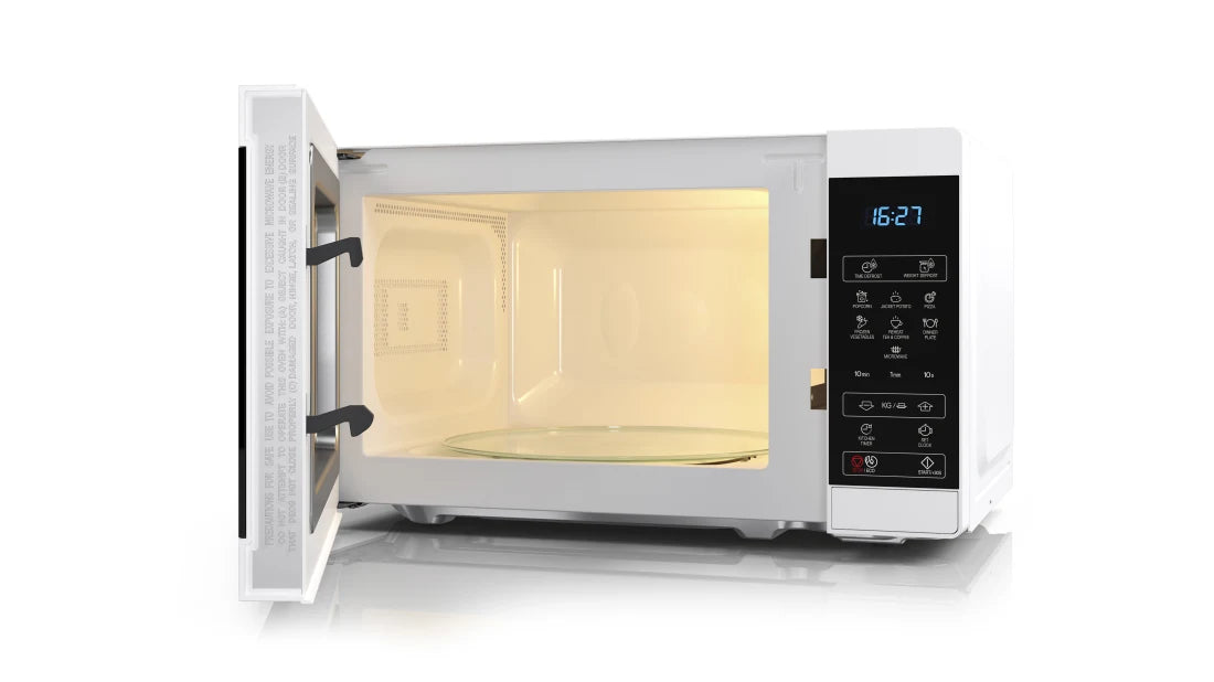 Sharp YC-MS02E-W mikrobølgeovn Sort, Hvid Solo mikroovn Bordplade 20 L 800 W