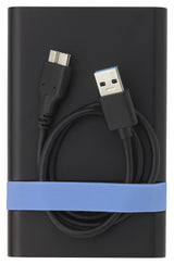 Verbatim Store'N'Go Enclosure Kit HDD/SSD kabinet Sort, Blå 2.5"