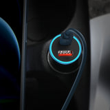 Baseus Golden Contactor Max fast car charger USB + USB type C 60 W Quick Charge blue (CGJM000103)