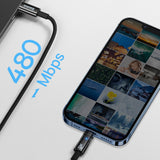 Baseus CATS000003 Lightning - USB-C cable 20W 480Mb/s 1m - blue