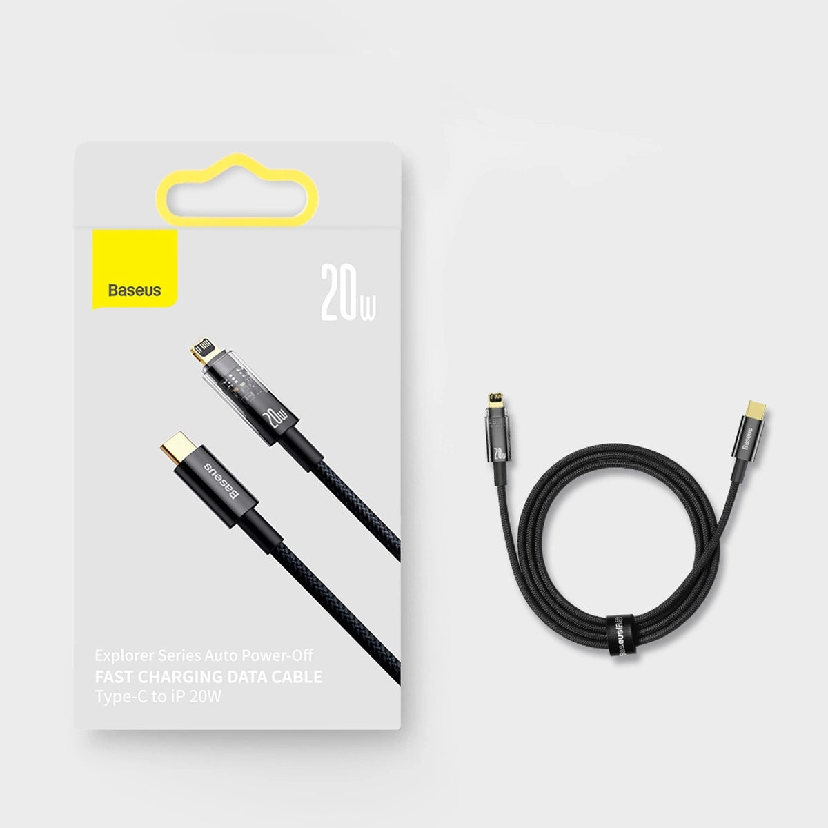 Baseus CATS000003 Lightning - USB-C kabel 20W 480Mb/s 1m - blå