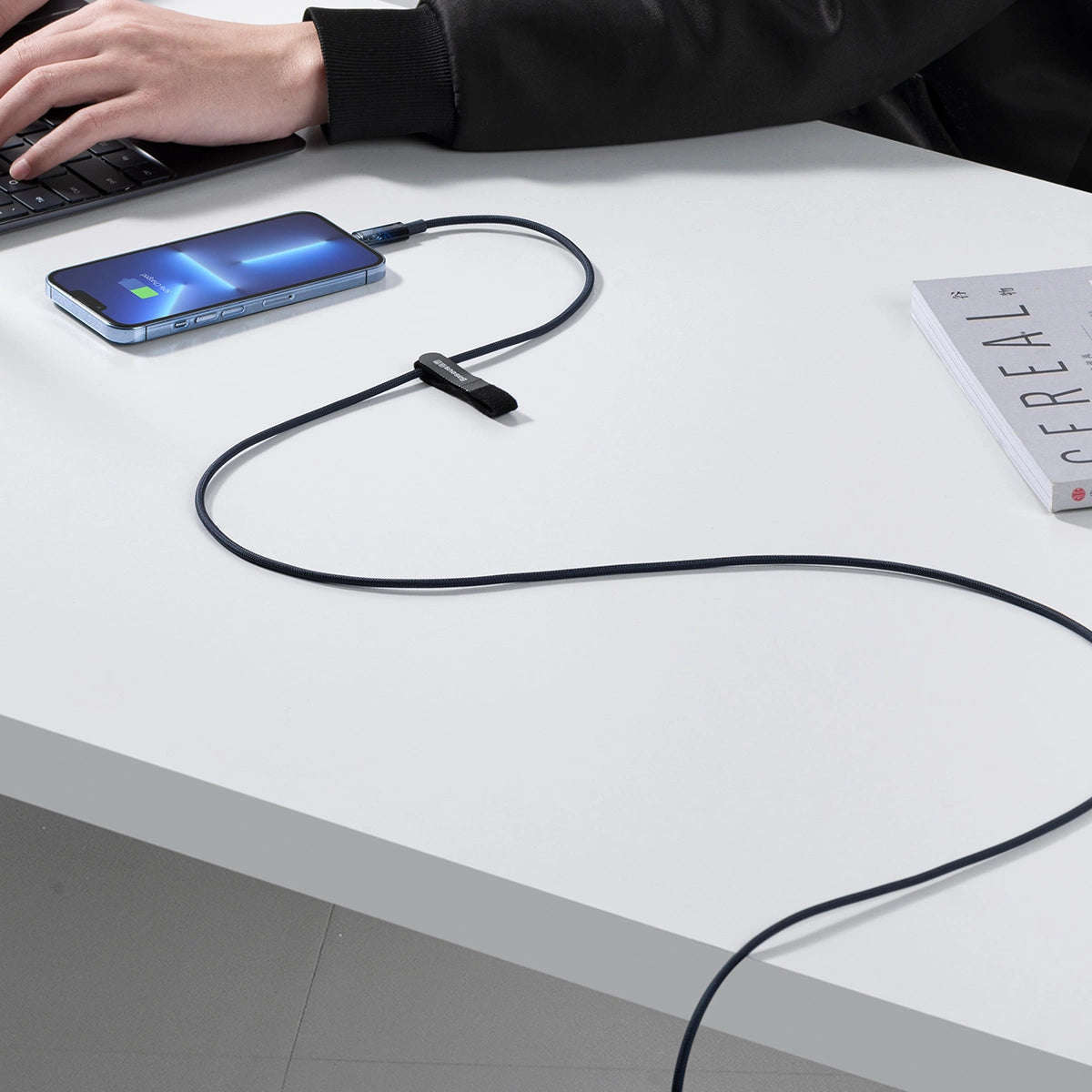 Baseus CATS000003 Lightning - USB-C kabel 20W 480Mb/s 1m - blå