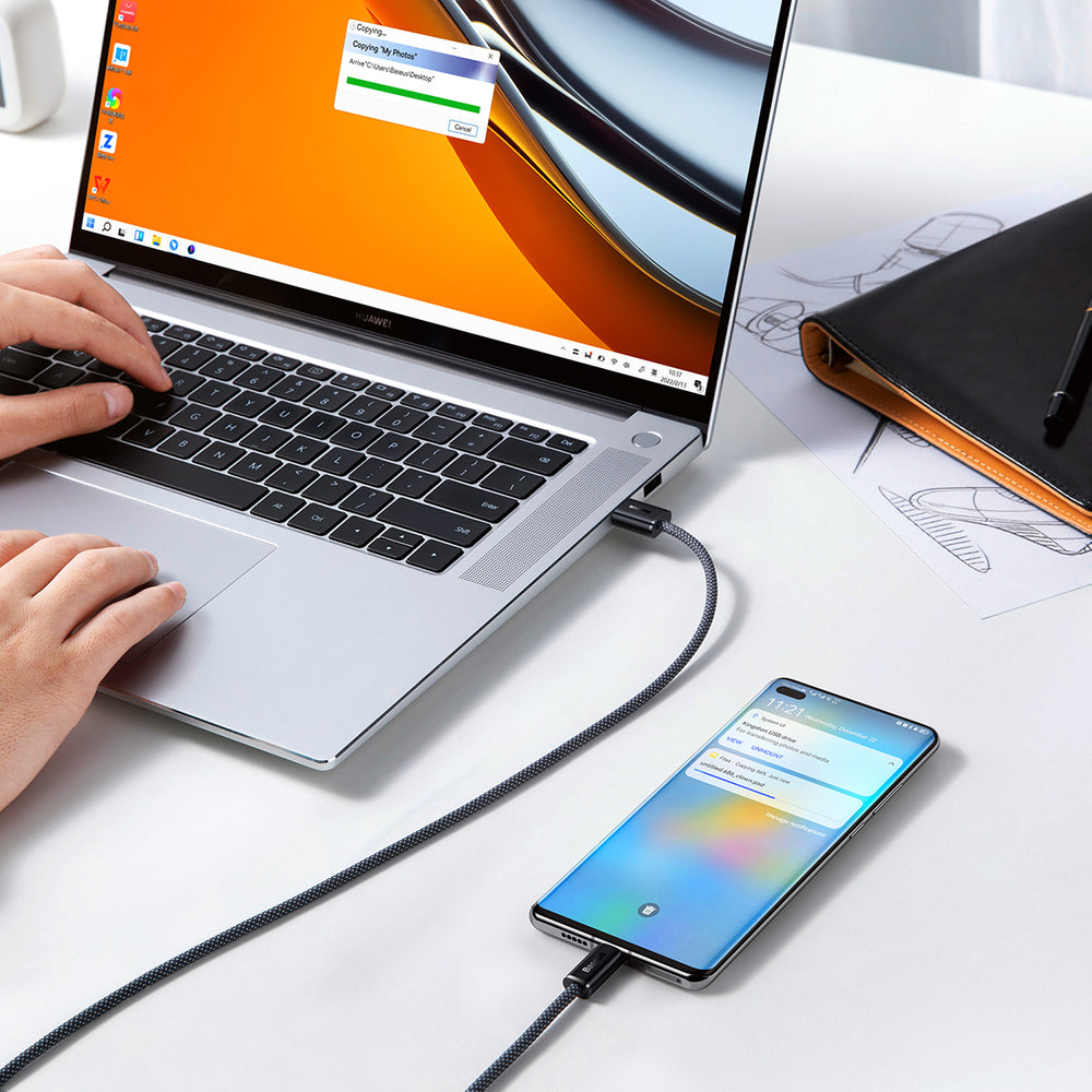 Baseus Dynamic Series USB cable - USB Type C 100W 1m gray (CALD000616)