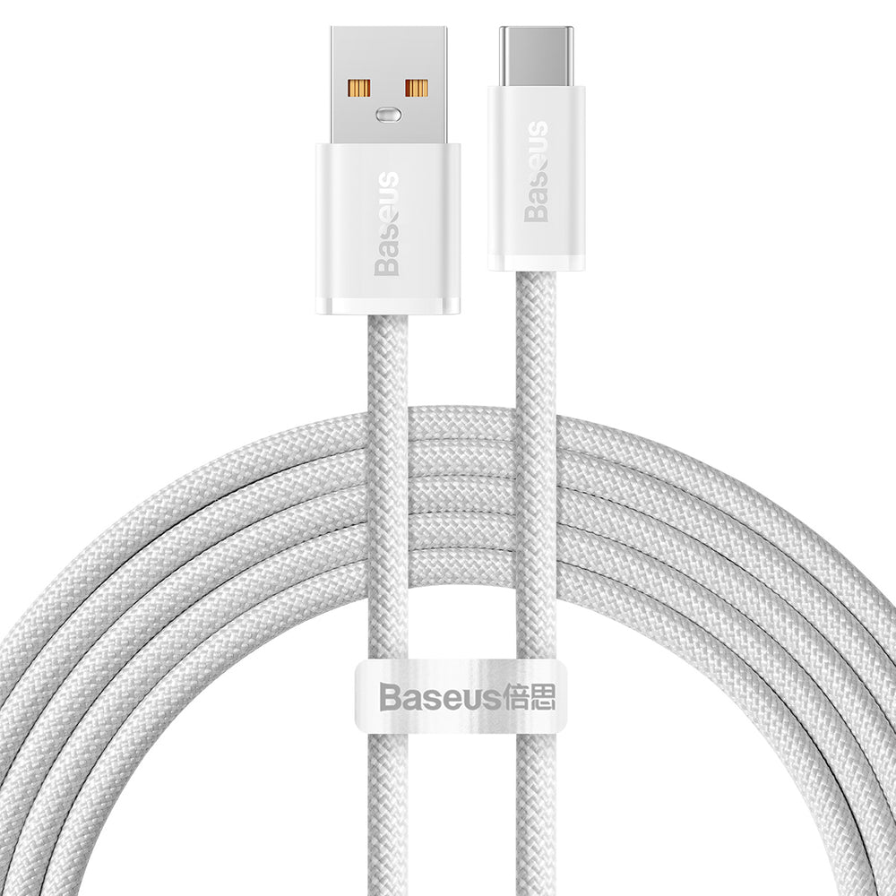 Baseus Dynamic Series USB-kabel - USB Type C 100W 2m hvid (CALD000702)
