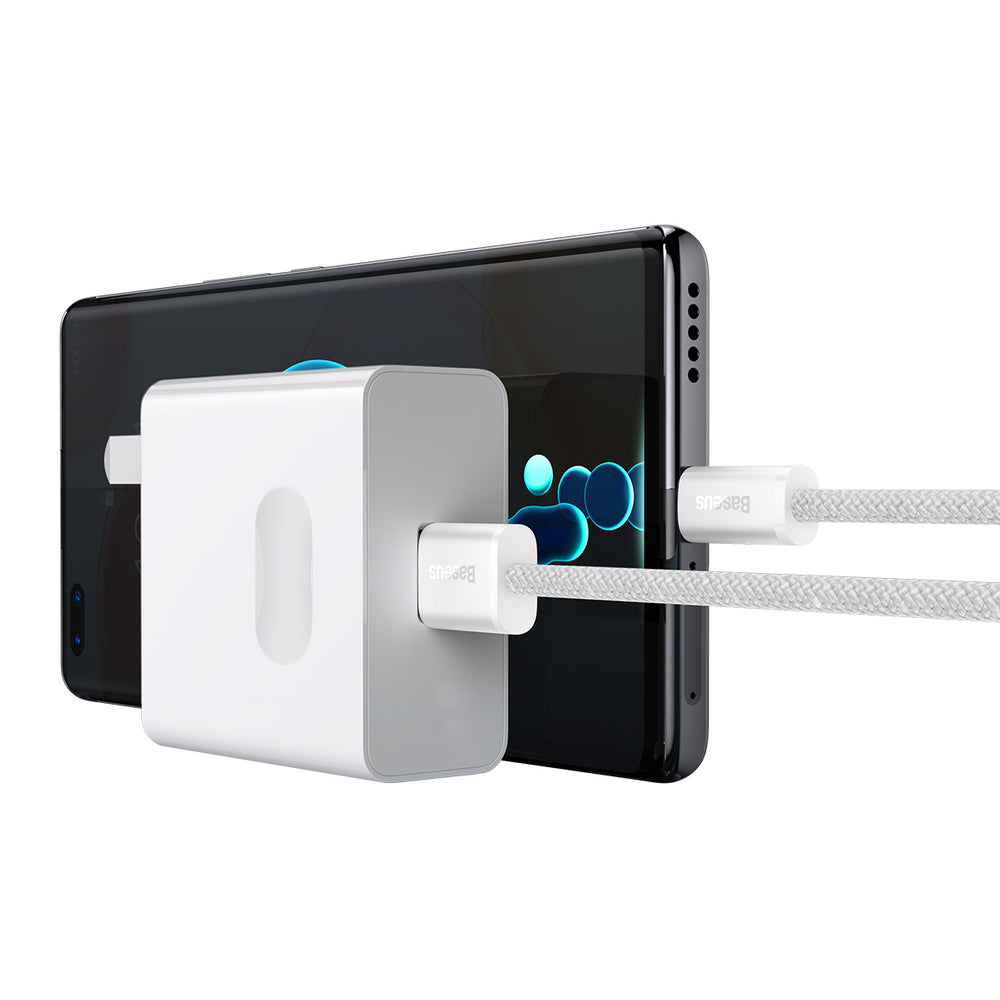 Baseus Dynamic Series USB-kabel - USB Type C 100W 2m hvid (CALD000702)
