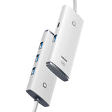 Baseus Lite Series HUB adapter USB Type C - 4x USB 3.0 2m white (WKQX030502)