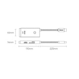 Baseus Lite Series multifunctional USB Type C HUB - 2 x USB 3.0 / USB Type C / HDMI 1.4 / SD/TF OTG black (WKQX050001)