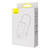 Baseus Lite Series multifunctional USB Type C HUB - 2 x USB 3.0 / USB Type C / HDMI 1.4 / SD/TF OTG black (WKQX050001)