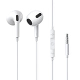 Baseus Encok H17 3,5 mm minijack trådbundne hovedtelefoner hvid (NGCR020002)