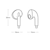 Baseus Encok H17 3,5 mm minijack trådbundne hovedtelefoner hvid (NGCR020002)