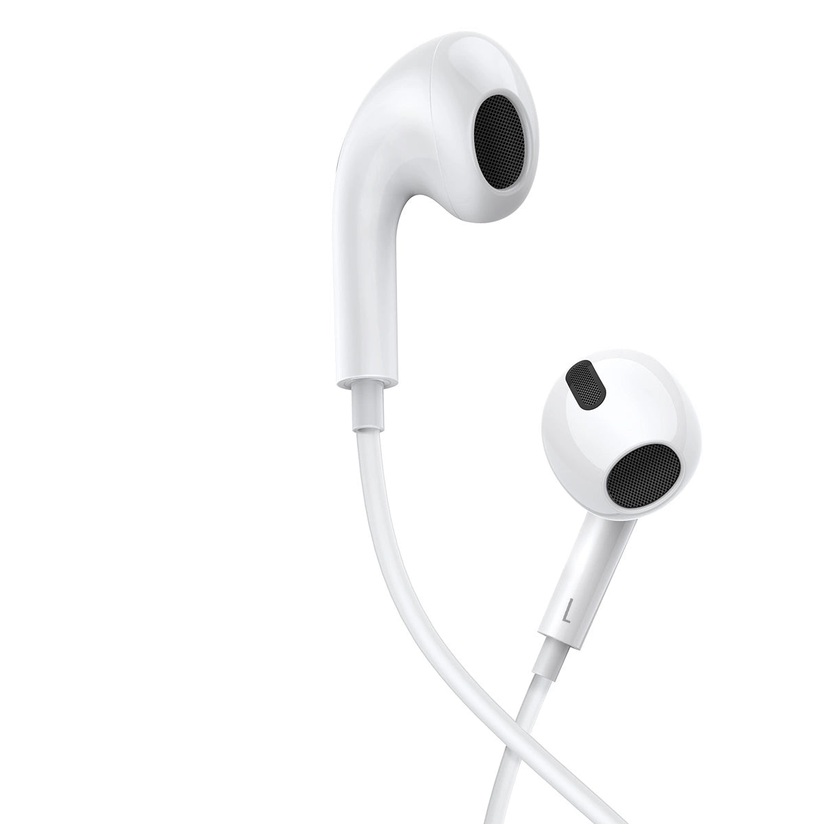 Baseus Encok H17 3,5 mm minijack trådbundne hovedtelefoner hvid (NGCR020002)