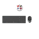 Rapoo Keyboard/Mice Set 9750 M Wireless Multi Mode Dark Grey