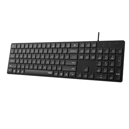 Keyboard NK8020 USB-kablet Sort