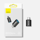 Baseus Ingenuity Series USB Type C til USB-A 3.2 gen 1 adapter blå (ZJJQ000003)