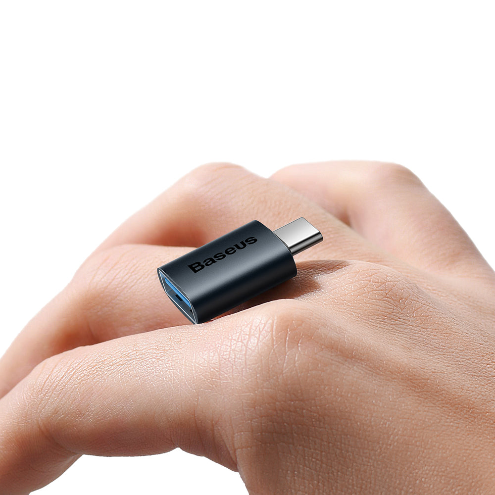 Baseus Ingenuity Series USB Type C til USB-A 3.2 gen 1 adapter blå (ZJJQ000003)
