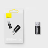 Baseus Ingenuity Series Mini USB 3.1 OTG til USB Type C adapter blå (ZJJQ000103)