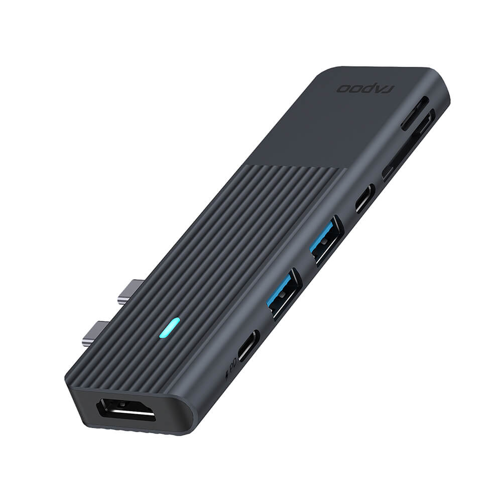 Rapoo Usb C Multiport Ucm 2003 7 In 2 Usb C Adapter (Mac Book)