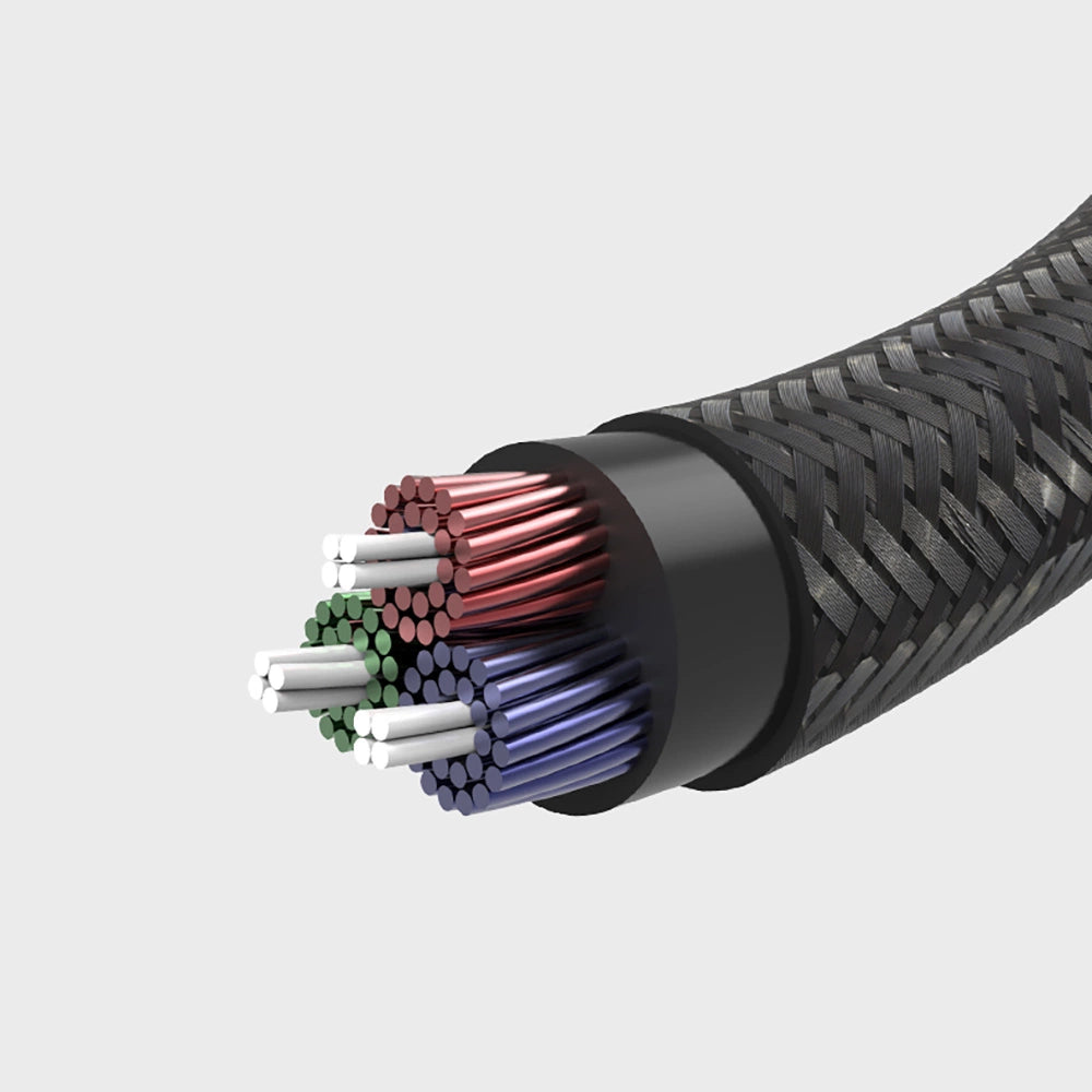 Grønne vinklet AUX-kabel 2 x mini jack 3,5 mm 1m blå (AV112)