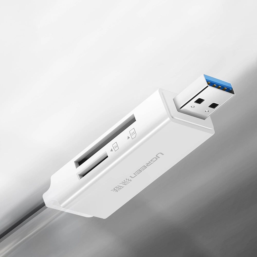 Ugreen Portable TF/SD Card Reader til USB 3.0 sort (CM104)