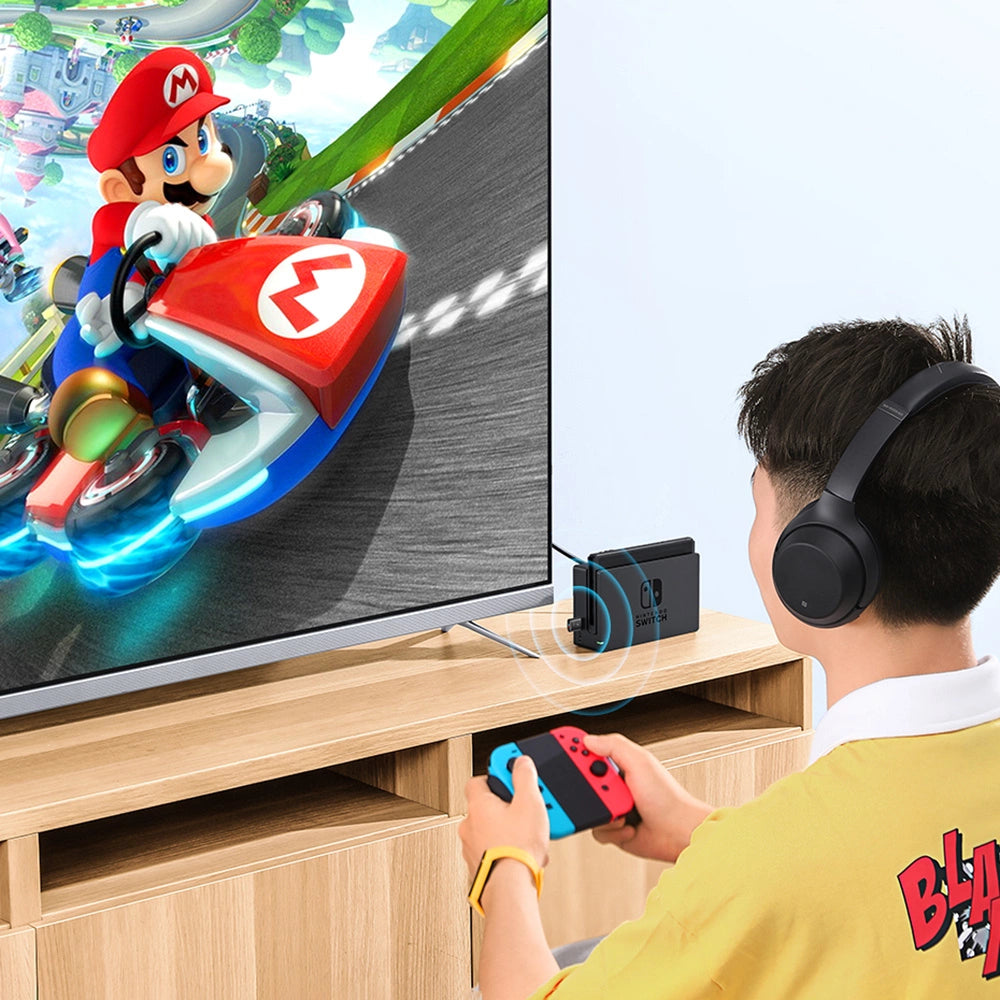 Ugreen bluetooth adapter til Playstation / Nintendo Switch hovedtelefoner sort (CM408)