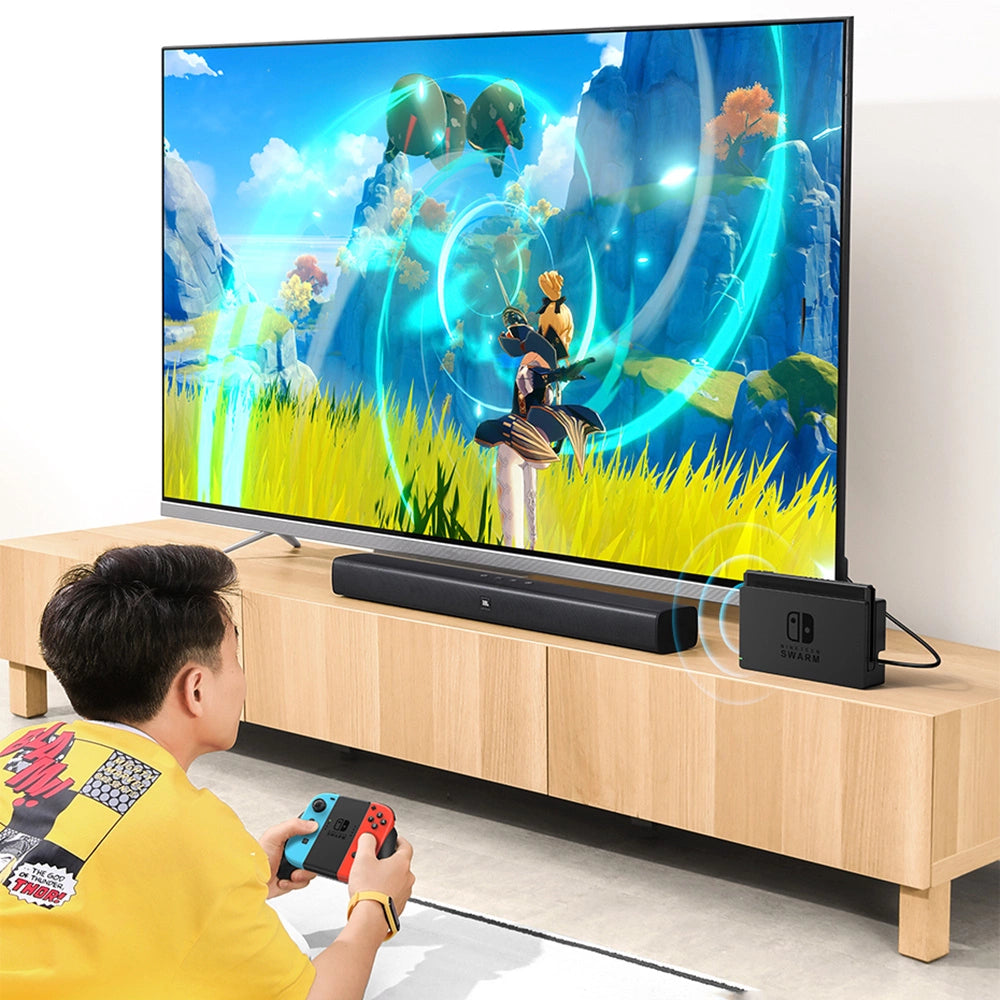 Ugreen bluetooth adapter til Playstation / Nintendo Switch hovedtelefoner sort (CM408)