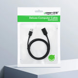 Ugreen udvidelse USB 2.0 adapter 0,5m sort (US103)