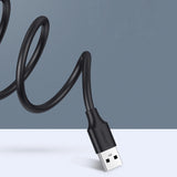 Ugreen udvidelse USB 2.0 adapter 5m sort (US103)