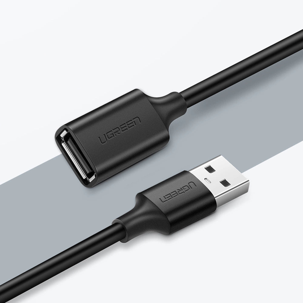 Ugreen udvidelse USB 2.0 adapter 5m sort (US103)