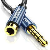 Ugreen adapter kabel forlængelse AUX mini jack 3,5 mm 1,5 m blå (AV118)