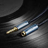 Ugreen adapter kabel forlængelse AUX mini jack 3,5 mm 1,5 m blå (AV118)