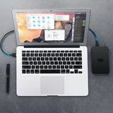 Ugreen 5 pin guldbelagt USB-kabel - mini USB 0,25m sort (US132)