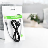 Grøn US287 60114 USB-A / USB-C 3A kabel 0,25 m - sort