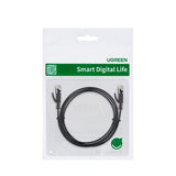 Ugreen NW102 50172 flad LAN Ethernet kabel Cat. 6 0,5 m - sort