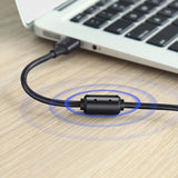 Ugreen 5 pin guldbelagt USB-kabel - mini USB 0,5 m sort (US132)