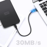 Ugreen 5 pin guldbelagt USB-kabel - mini USB 0,5 m sort (US132)