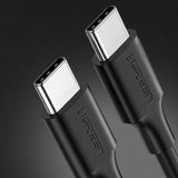 Ugreen US286 USB-C - USB-C PD QC 3A 480Mb/s 2m Kabel - sort