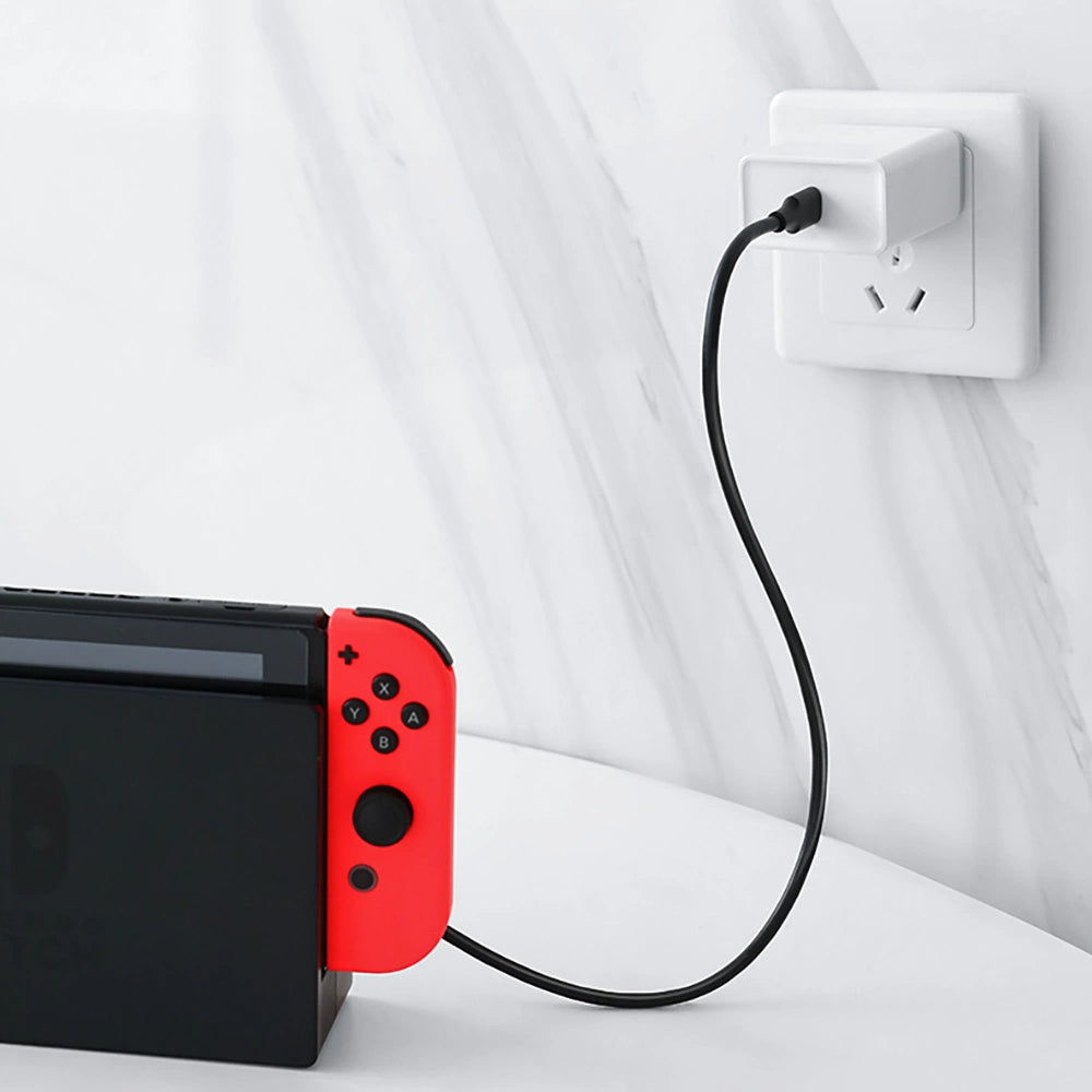 Grøn US286 USB-C - USB-C 3A 480Mb/s kabel 3m - sort