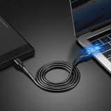 Grøn US286 USB-C - USB-C 3A 480Mb/s kabel 3m - sort