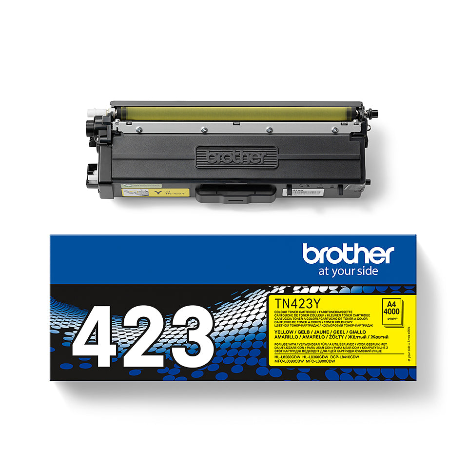 Brother TN-423Y tonerpatron 1 stk Original Gul