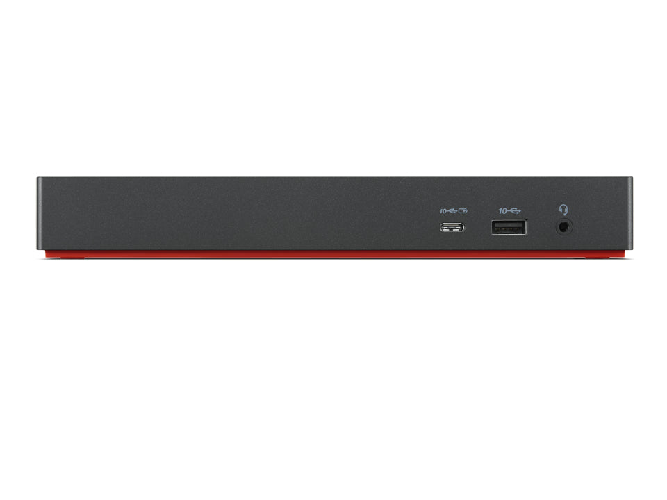 Lenovo 40B00300EU dockingstation Ledningsført Thunderbolt 4 Sort, Rød