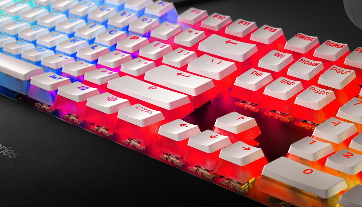 SteelSeries PrismCAPS NOR keyboard white