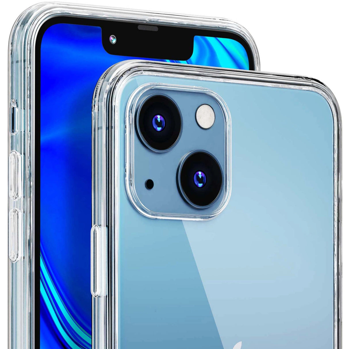 Case til iPhone 13 silikone fra 3mk Clear Case-serien - gennemsigtig