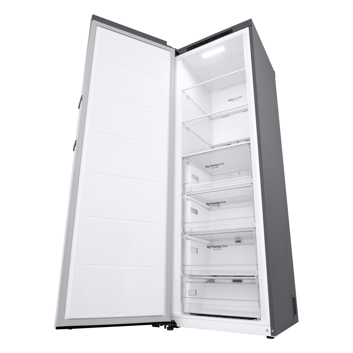 LG GFT41PZGSZ Stående fryser Fritstående 324 L Rustfrit stål