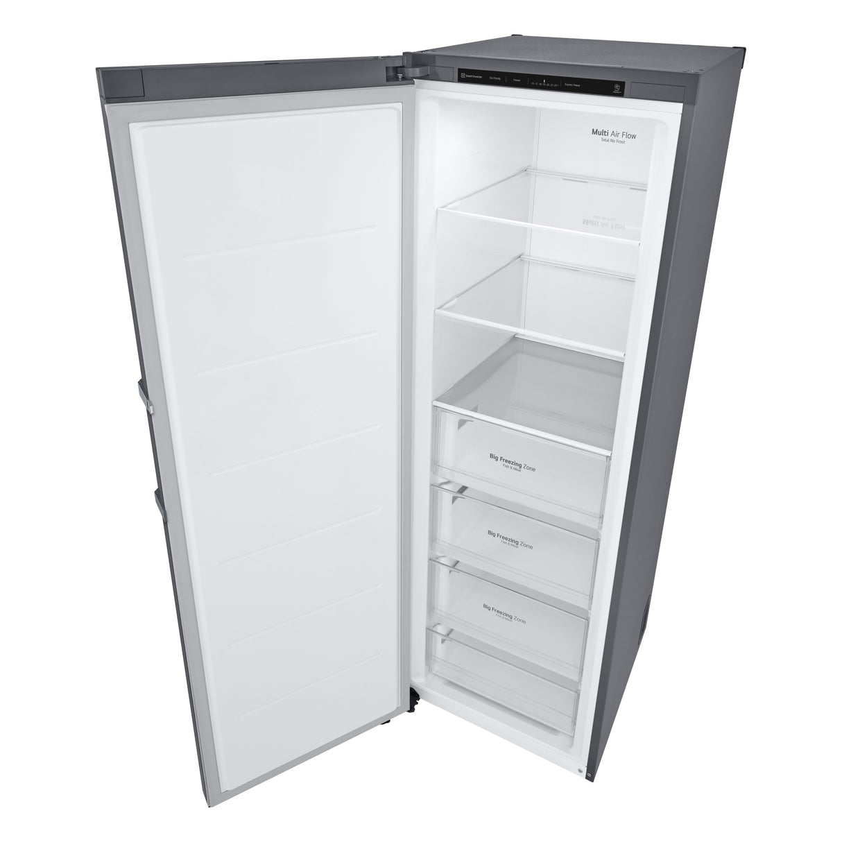 LG GFT41PZGSZ Stående fryser Fritstående 324 L Rustfrit stål