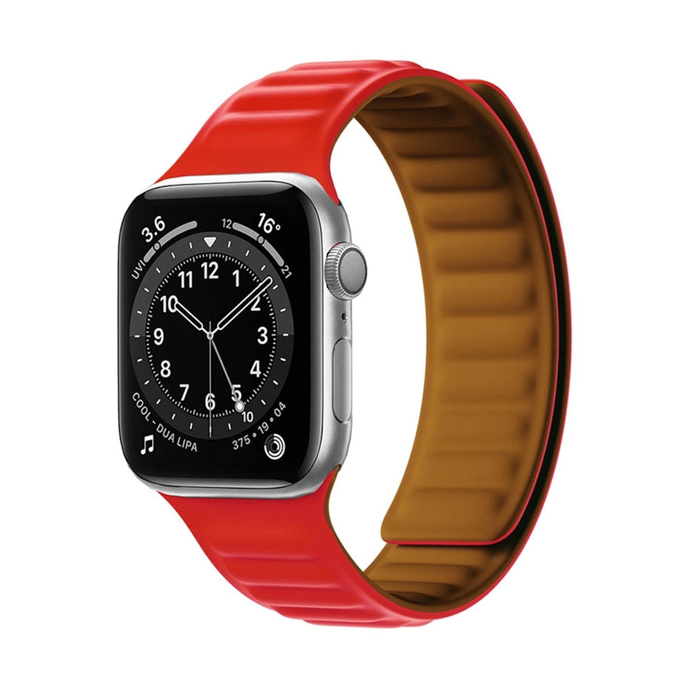 Magnetisk rem Magnetisk rem Armbånd til Apple Watch 41mm - Rød