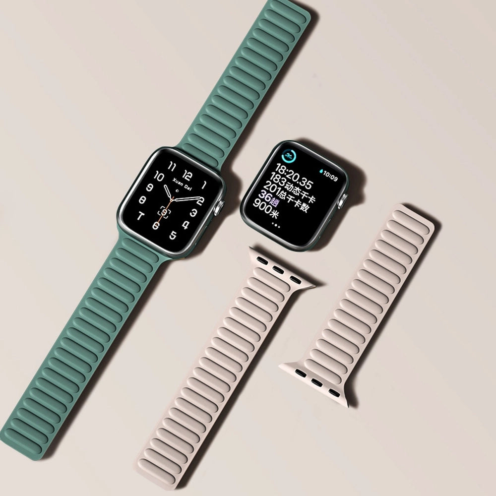 Magnetisk rem Magnetisk rem Armbånd til Apple Watch 41mm - Blå