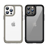 Outer Space Case til iPhone 12 Pro Max med gel-ramme blå